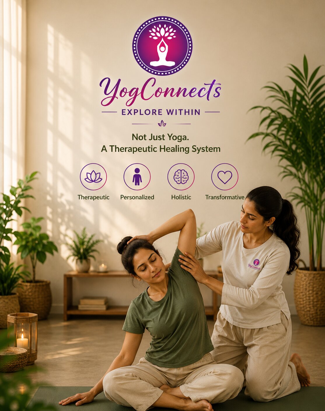 Yog therapy posture